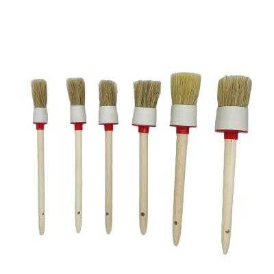 China Multifunctional Painting Decoration 6 Piece Set Painting Tool Kit Polish Paint Roller Brush Set 3 Section Box Item Aluminum Painting Customized Packaging for sale