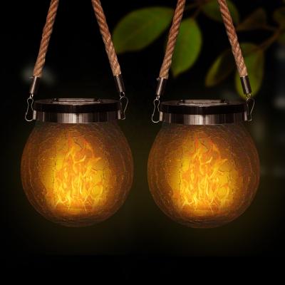 China Garden Solar Flame Torch Outdoor Decorative Garden Lights Outdoor Garden Lighting for sale