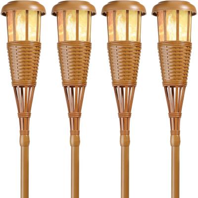 China Bamboo Outlook Flame Effect and Desgin Amazon Hot Selling Individual Maufactured Flame Effect Led Flickering Torch Bamboo Outlook Design Garden Light for Backyard and Garden garden for sale