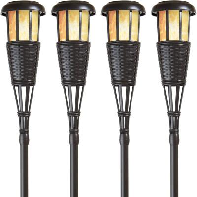 China Perfect flame effect decoration and outlook bamboo desgin flame like led flicker touch outlook design bamboo garden light for backyard and garden for sale