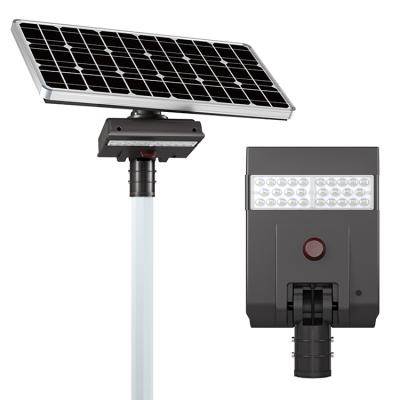 China High Quality 30w Outdoor ROAD Integrated All In One Remote IP65 Motion Sensor Led Solar Street Light With Lithium Battery for sale