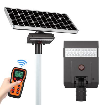 China ROAD High Lumen Induction Motion Sensor Waterproof Luminaria Integrated Solar Street Lights Outdoor Solar Area Lights for sale