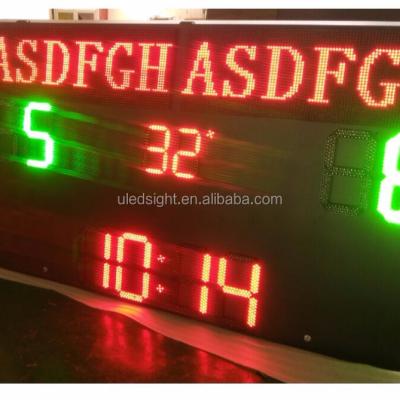 China Led Football Scoring Scoreboard / Led Indoor / Outdoor Football Scoreboard for sale