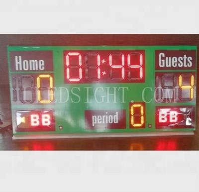 China Basketball Electronic Scoreboard Scoring Red Color for sale