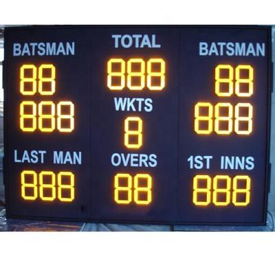 China Cricket Scoring Waterproof LED Cricket Scoreboard for sale