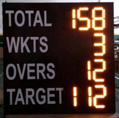 China Outdoor Outdoor Waterproof LED Cricket Scoreboard for sale