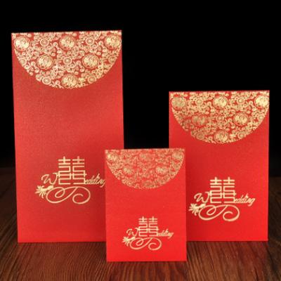 China Envelope RP-047 - Lai See Hong Bao Ang Traditional Red Prisoner of War New Year's Pack Pocket Luxury Custom Fashionable Chinese Red Envelope for sale