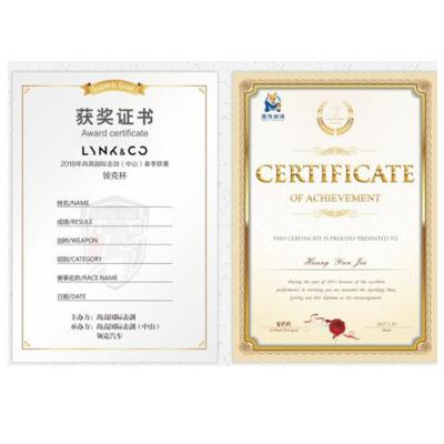 China Professional Custom Anti-counterfeiting Anti-fake Diplomas Security Certificate Voucher Printing for sale