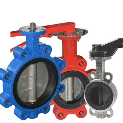 China General Chinese supplier Fokison ptfe lined metal hook type butterfly valve rubber seat manual competitive price for sale