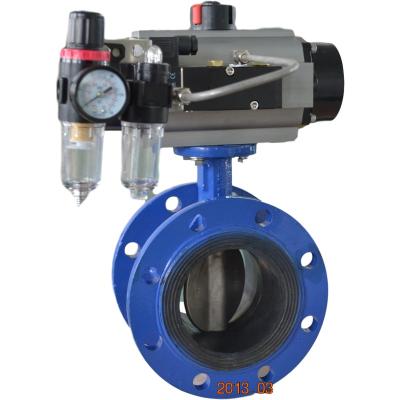 China Factory General Custom 4 Inch Flange Butterfly Valve With Worm Gear Trigger 2 Flanged Valves High Quality for sale