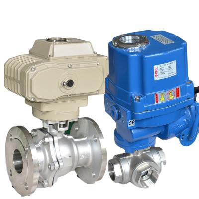 China General China Supplier 1/4 3 Way Motorized Ball Valve With Factory Direct Sale Price for sale