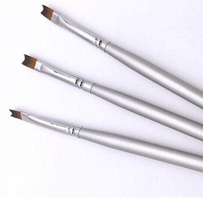 China French Nail Half Moon Shape UV Gel Nail Tips Manicure Painting Drawing Brushes for sale