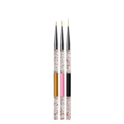 China CLOU JUM Nail Art Liner Brush Painting Brush Pen Striping Brushes with Acrylic Handle for sale