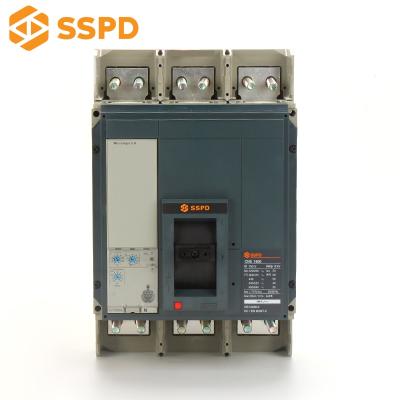 China PA66/PC Series 3P High Voltage Rotary Handle Electric Molded Case Circuit Breaker 1250a MCCB CNSX for sale