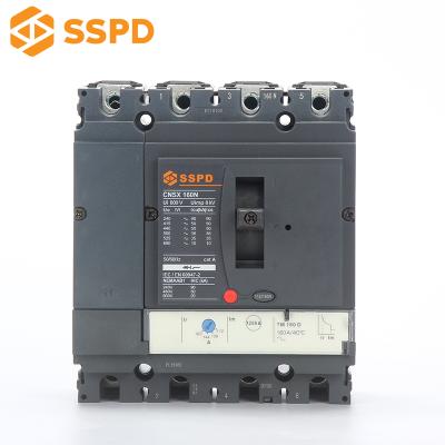 China PA66/PC New Product MCCB CNSX 160amp 4P Thermal Molded Case Circuit Breaker for sale