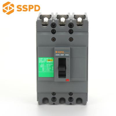 China EZC mccb international circuit breaker price 100a 3phase breaker EZC100 3P for sale