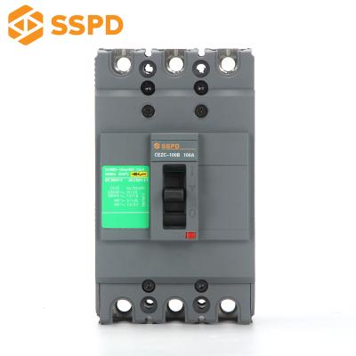 China EZC100 3P IEC/GB Power Supply Circuit Breaker Electrical Mccb 30a CEZC100 3P for sale