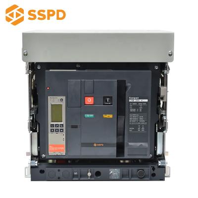 China New Style High Quality Low Voltage 65KA SSPD ACB 3200A 3P Drawout Type for sale