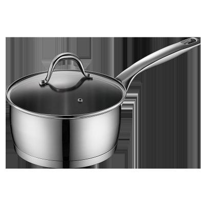 China Wholesale Minimalist ASD Custom Cookware Sets Stainless Steel Sauce Pan With Lid for sale