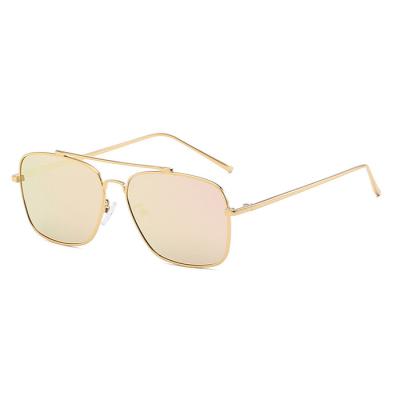 China Newest high quality men's popular sun glasses cheap classic summer double bridge sunglasses for sale