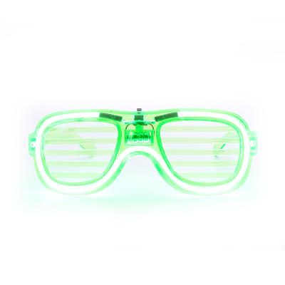 China Decoration Led Glasses Future Tech Cool Sci-Fi Colorful Bar Props Glasses For Party for sale