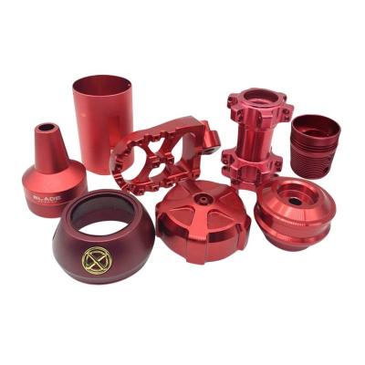 China Global Aluminum Industries Served Various Custom Red Anodizing Aluminum Alloy Precision CNC Turning Milling Machining Parts for sale