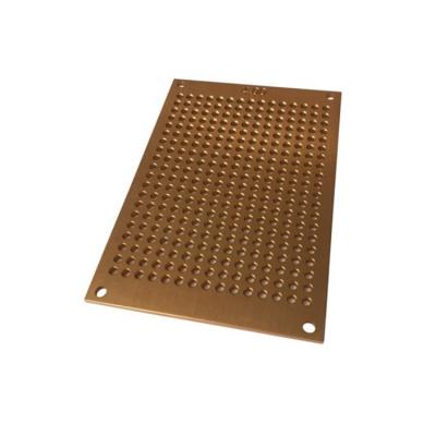 China Aluminum Custom Gold Anodizing High Precision CNC Connection Milling Aluminum Panel for sale