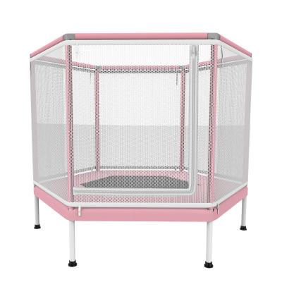 China With Protective Net Gymnastics Indoor Kids Mini Trampoline Kids Fitness Trampoline For Child for sale