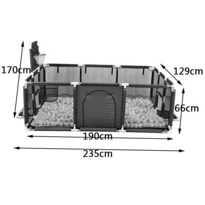 China Suitable for home bedroom; living room; outside. Large Size Indoor Playground Safety Materials And Outdoor Portable Baby Playpens Baby Play Fence for sale