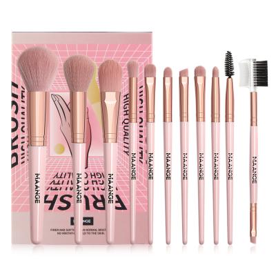 China Angular Blush Maange Own Brand Brushes Professional Makeup Brushes Kits Wholesale Private Label To Make Up for sale