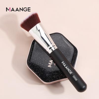 China Eco Friendly Wholesale Super Soft Nylon Hair BB Cream Powder Flat Single Makeup Brush for sale