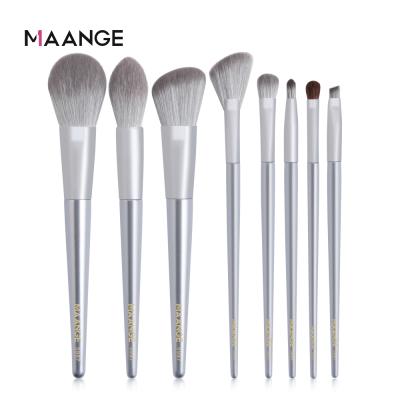 China Low MOQ Logo Professional 8pcs Durable Private Makeup Brush Set For Face And Eye Cosmetic Brushes for sale