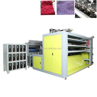 China Head Unmoved Woven Fabrics Quilting Machine Bedspread Polyester Fabric And Wedding Machine Ultrasonic Quilting Embossing Machine for sale