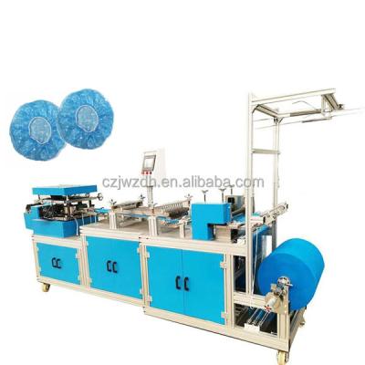 China Wholesale China dustproof manufacturing workshop nonwoven plastic nonwoven plastic pe ultrasonic blowing cap making machine for bath use hot sale for sale