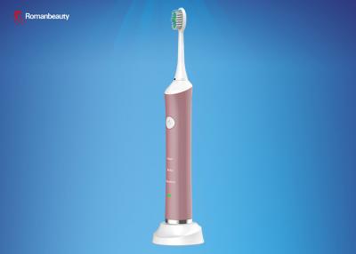 China IPX7 Level Pink Sonic Electric Toothbrush Use Dupond Soft Bristle for sale