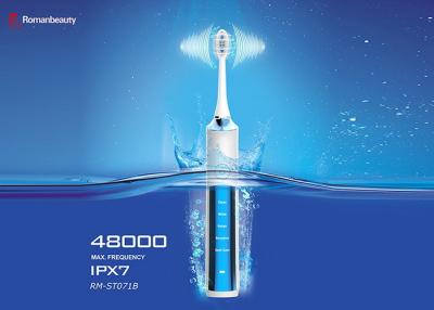 China Multi-function Blue UltraSonic Electric Toothbrush IPX7 waterproof for sale