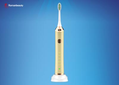 China Yellow Color Electric Toothbrush Rechargeable , Sonic Battery Operated Toothbrush for sale