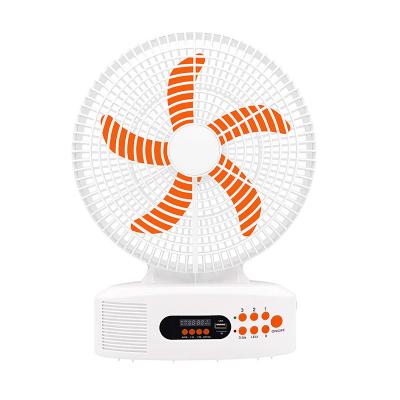 China With Led Light Electric Solar Fan Small Smart Electric Fan (Optional) for sale