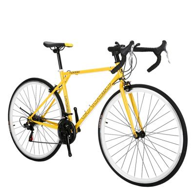 China Packing OEM Yellow Chinese cheap aluminum road bike legal bike/quad bike/road carbon frameset roadbike for sale