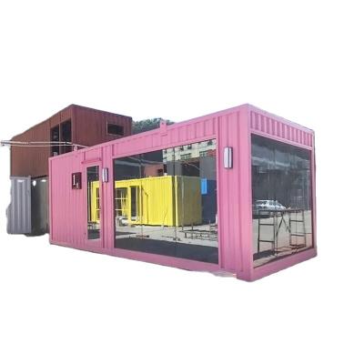 China Hot Selling Modern Stain Temporary Housing 2 Bedroom Steel Structure Modular Portable Container House for sale