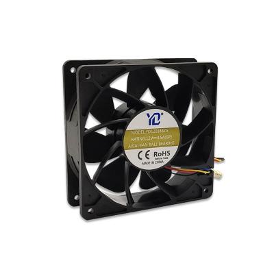 China High Speed ​​Industry Greenhouse 120x120x38 12038 DC12V 2.7A 6500RPM Fan High Speed ​​Cheap Price Offer for sale