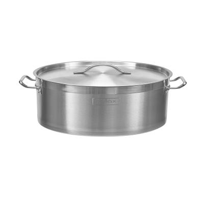 China Sustainable Wholesale Stainless Steel Hot Pot Cookware Sets Kitchen Soup Pot Kitchen Cookware Stock Pot for sale