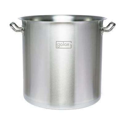 China Sustainable Strict Quality Control Homeuse Or Clamping Commercial 304 Stainless Steel Soup Pot For Induction Cooker for sale