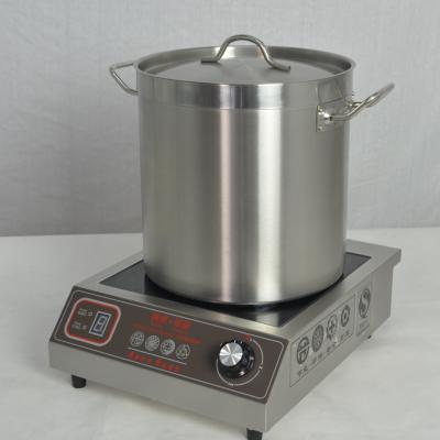 China Sustainable Quality 200L Strictly Straight Form Luxury 3 Ply Stainless Steel Bottom Soup Pot for sale