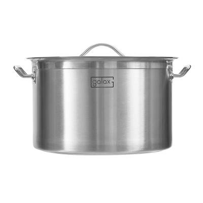 China Sustainable cookware sets kitchen stainless steel pot cookingware soup pot kitchen cookware stock cooking set pot for sale