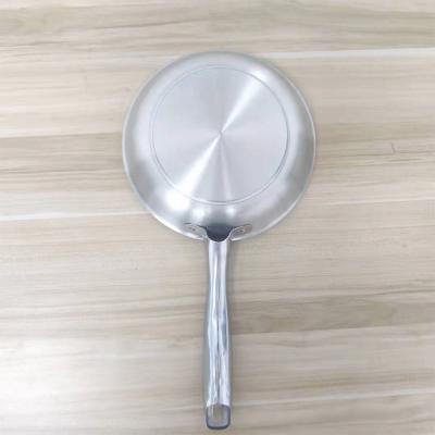 China High Quality Factory Direct Stainless Steel Pan Nonstick Frying Pan Viable For Kitchen Frying Pan for sale