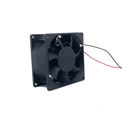 China Garment Shops Factory direct sales 8038 brushless high-speed fan 80mm12v 24v 48v DC cooling axial fan for sale