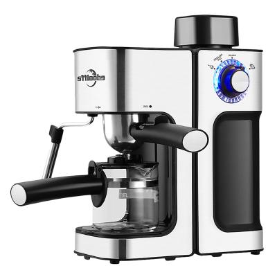 China Pressure Italian Automatic Household Steam Coffee Machine 5 Bar Coffee Machine Desktop Espresso Coffee Roasting Coffee Maker for sale