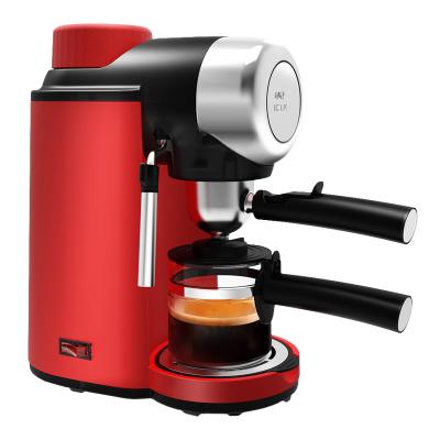 China Dismountable coffee machine coffee maker skimming spout and steam tube simple operation with 5 spoon bar home espresso machines for sale