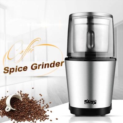 China Household Mini Electric Grinder Large Capacity Stainless Steel Automatic Portable Coffee Bean Grinder for sale